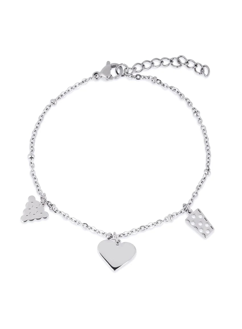 #TRAUBEUNDUBBE ARMBAND SILBER